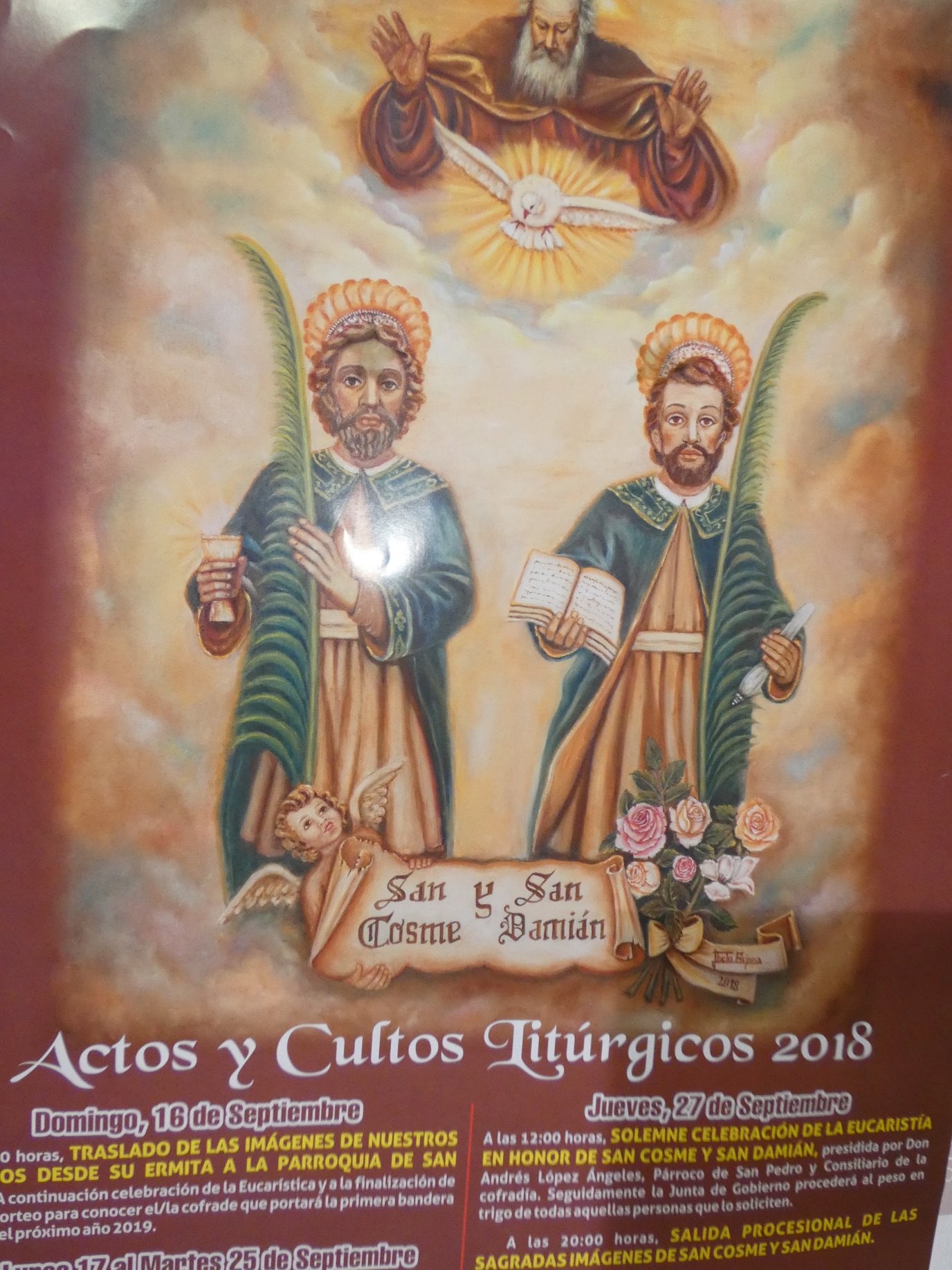 Fiestas patronales en honor de San Cosme y San Damián  